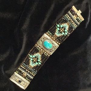 Chili Rose Beaded Bracelet